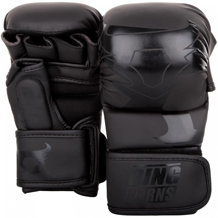 ММА Ръкавици - Ringhorns Charger Sparring Gloves -Black/Black​